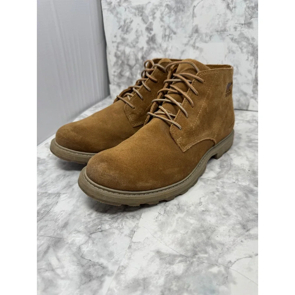 Sorel Madson Chukka Waterproof Suede Boots‎ Mens 9 Brown NM2560-225